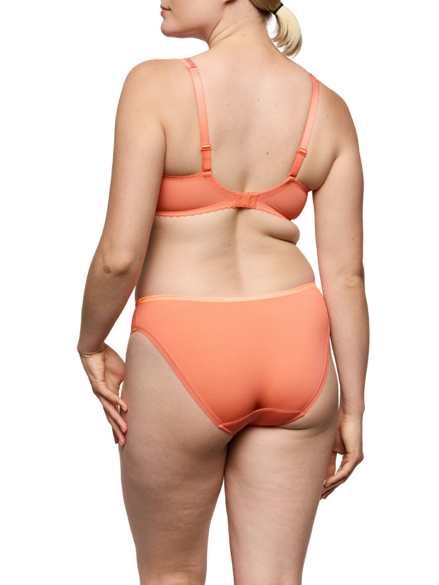 Devdaha Half Padded Plunge Bra - Sunset Blush
