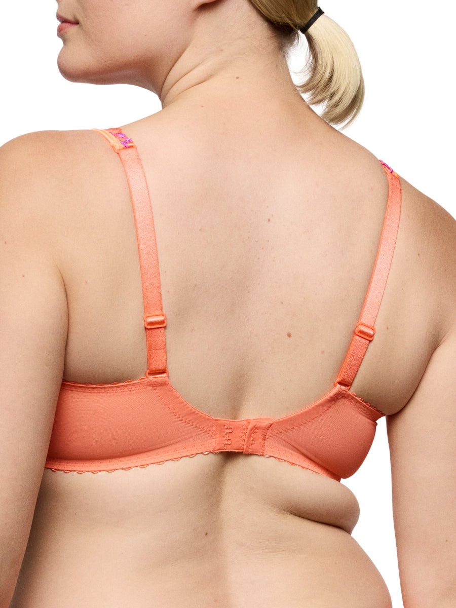 Devdaha Half Padded Plunge Bra - Sunset Blush