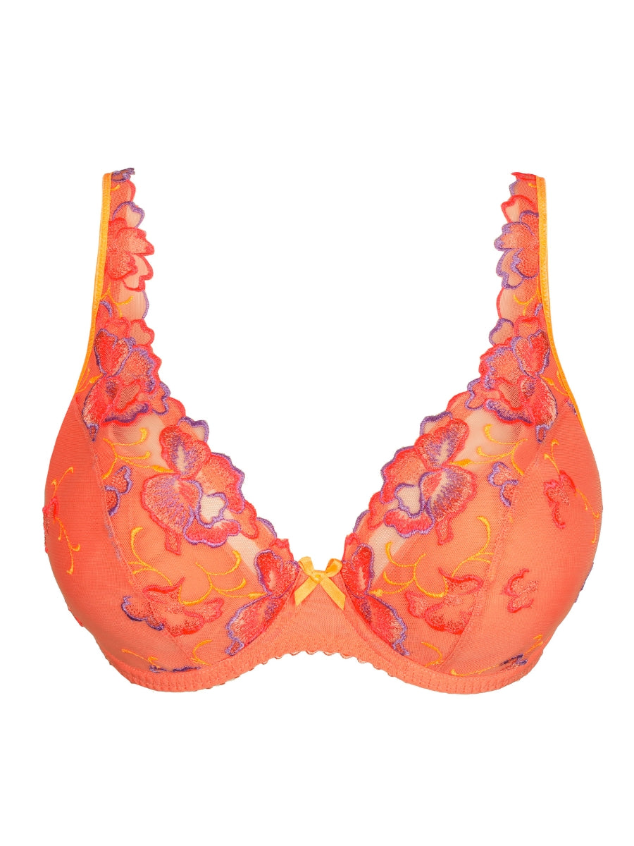 Devdaha Half Padded Plunge Bra - Sunset Blush