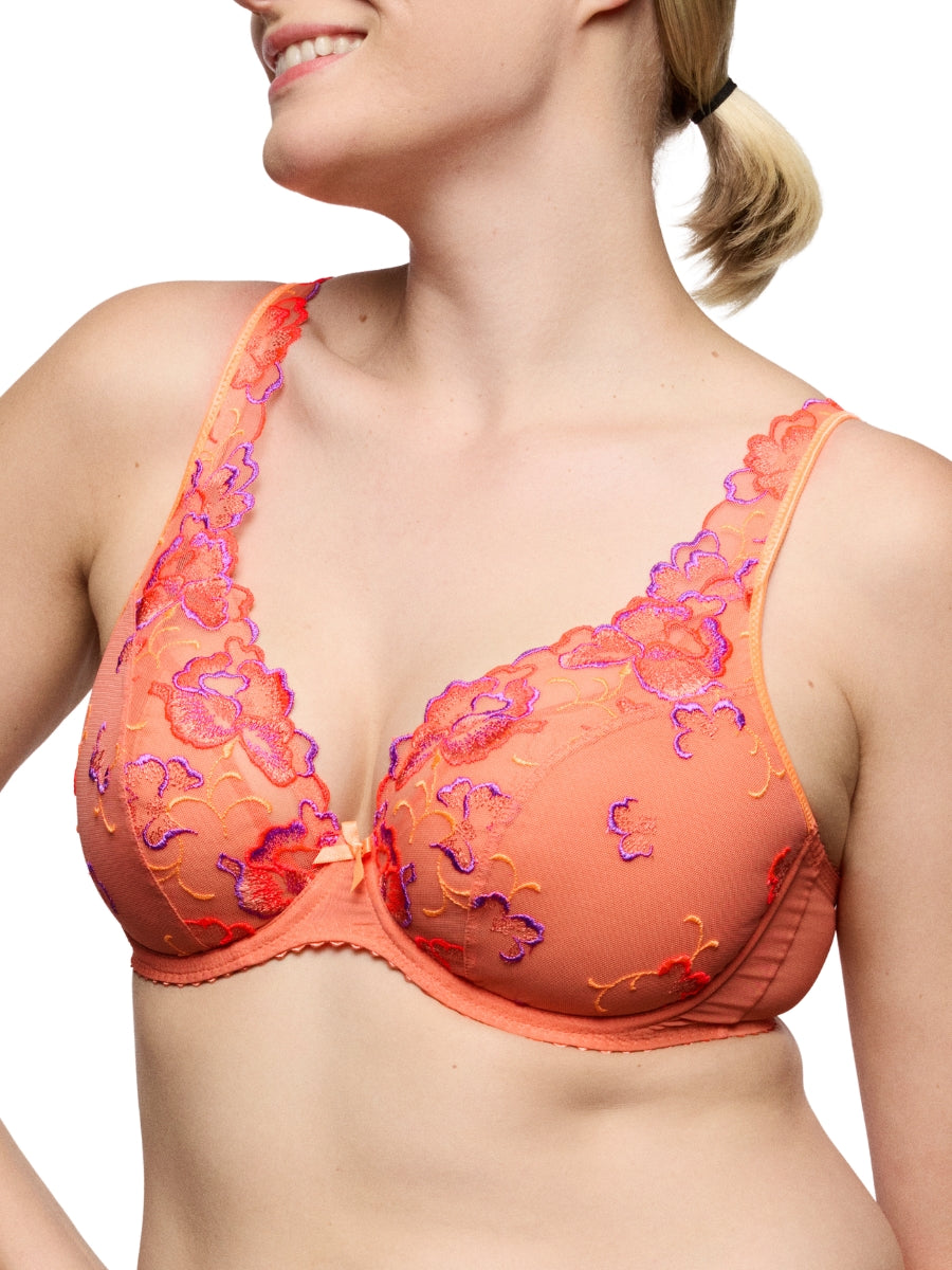 Devdaha Half Padded Plunge Bra - Sunset Blush