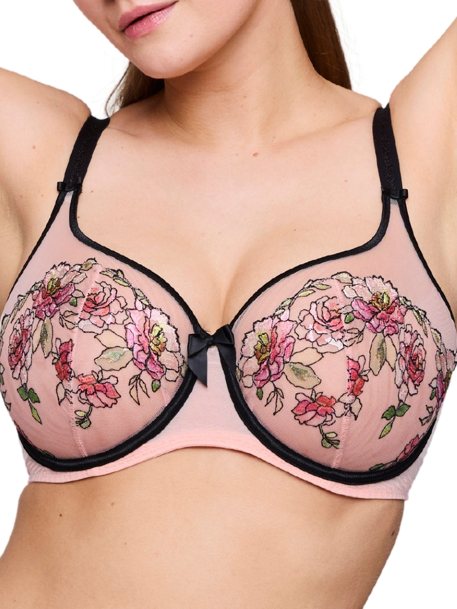 Eraclea Vertical Seam Balcony Bra - Parfait