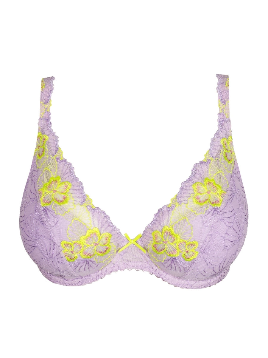 Ixia Half Padded Plunge Bra - Wisteria