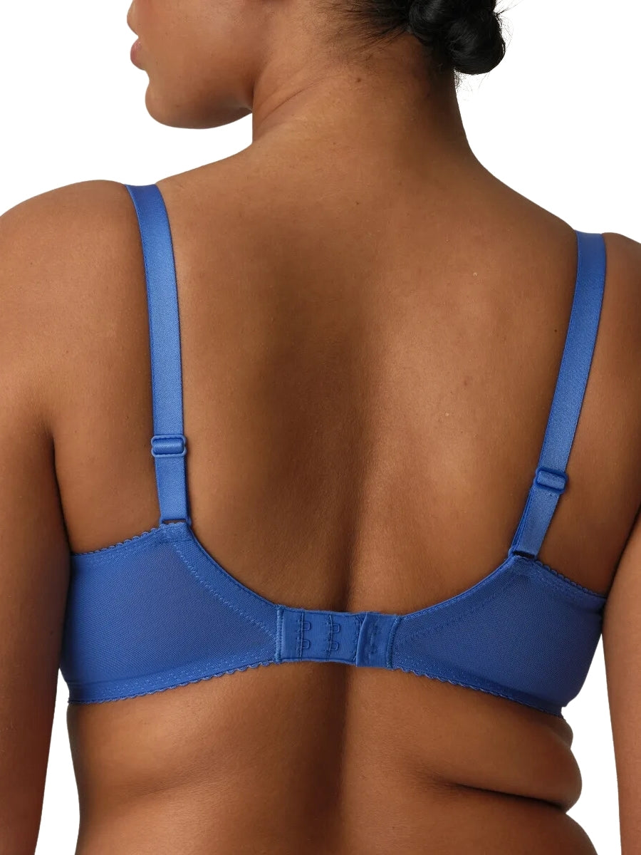 Lenca Vertical Seam Balcony Bra - Blue Eyes