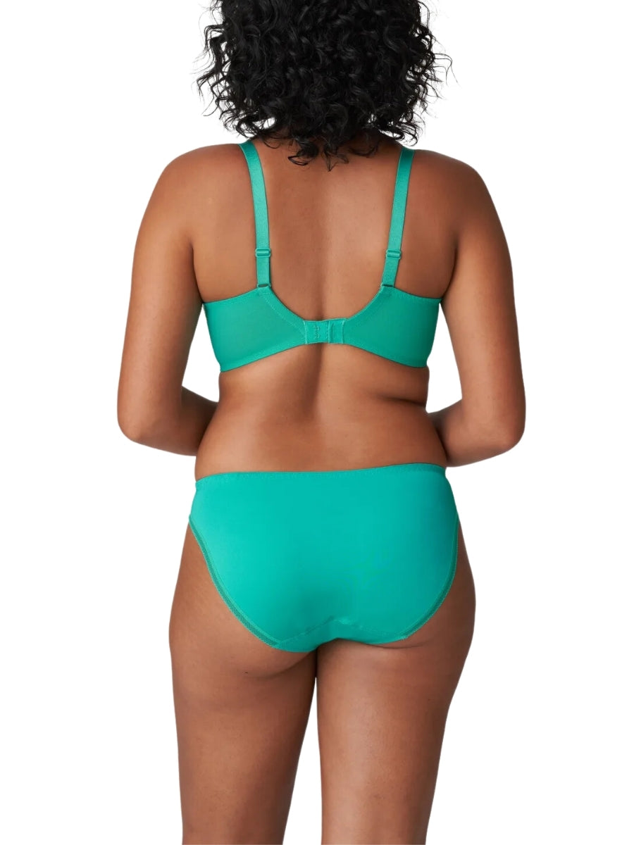 Lenca Vertical Seam Balcony Bra - Sunny Teal