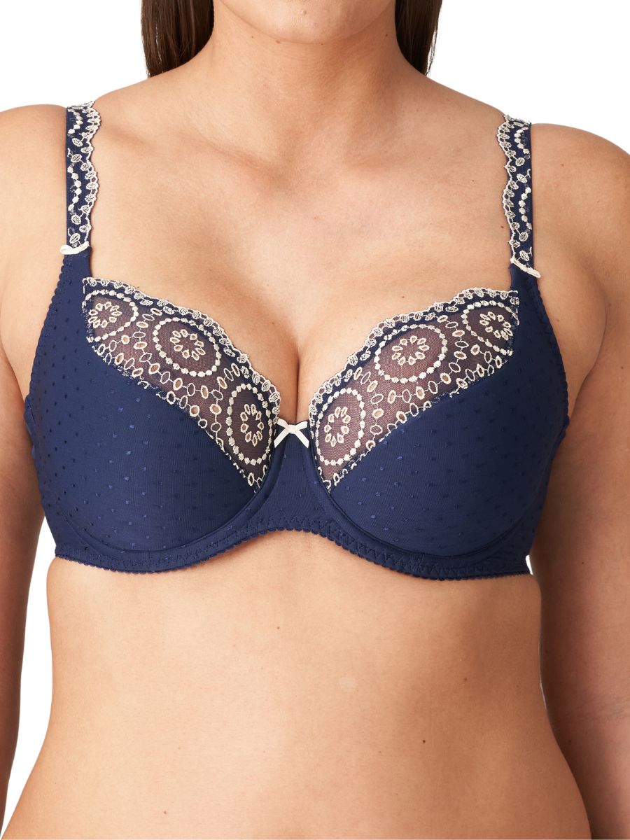 PrimaDonna Osino Vertical Seam Balcony Bra - Sapphire Blue | BraForMe