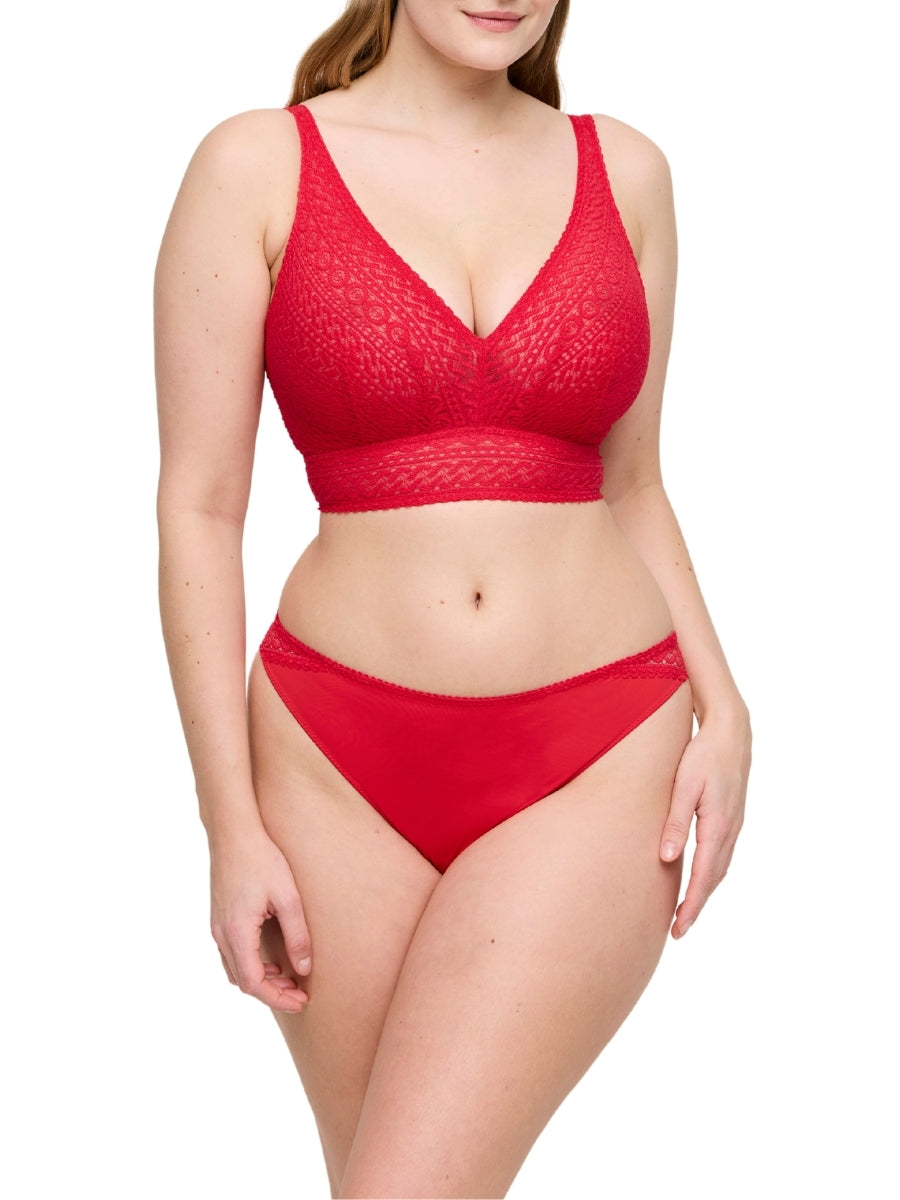 Montara Wireless Full Cup Bra - True Red