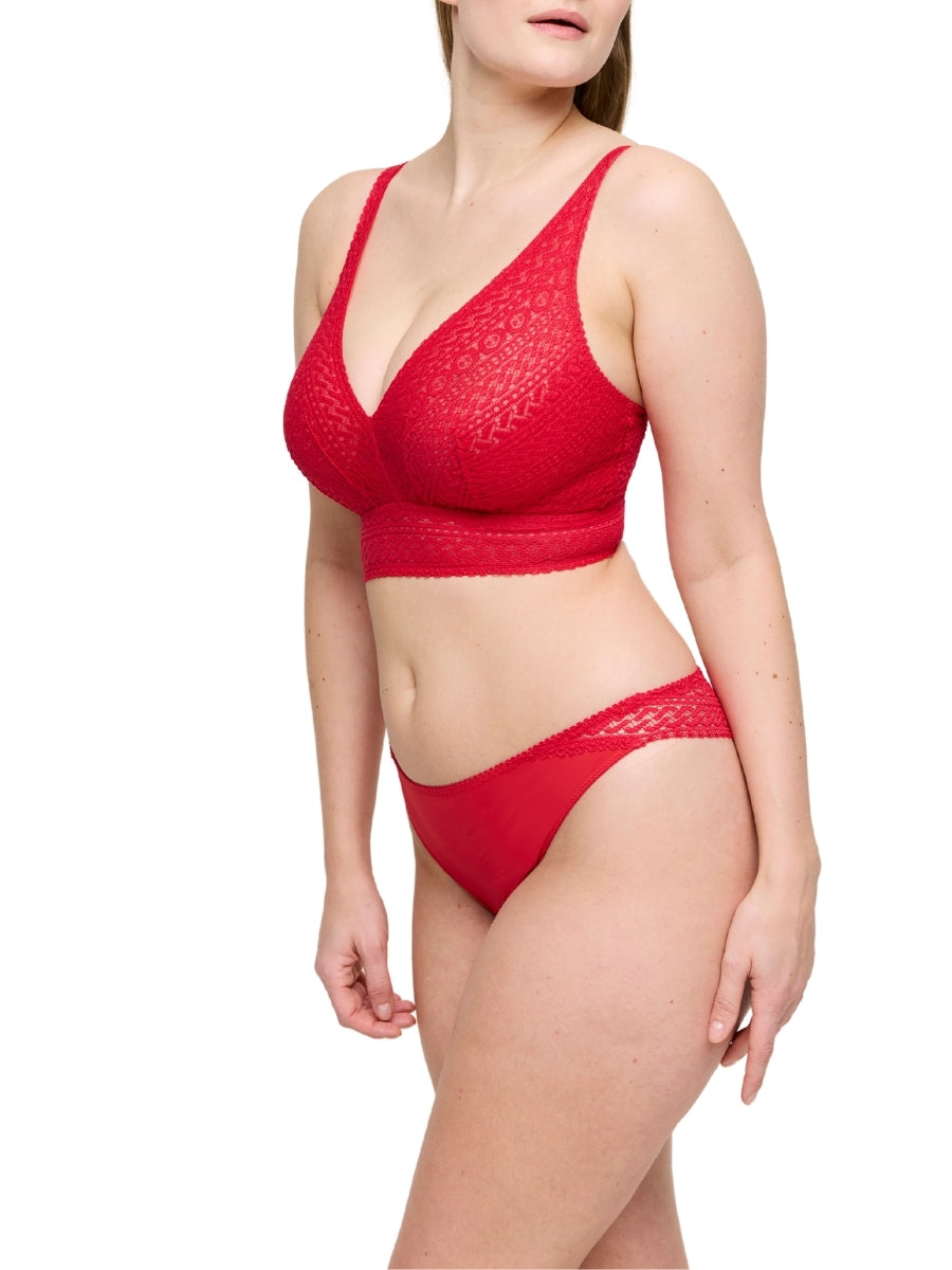 Montara Wireless Full Cup Bra - True Red