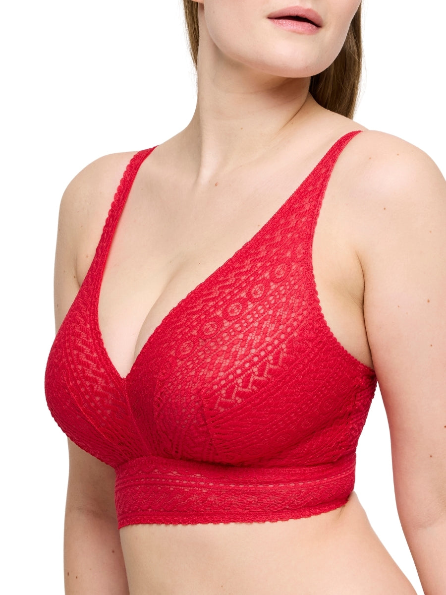 Montara Wireless Full Cup Bra - True Red