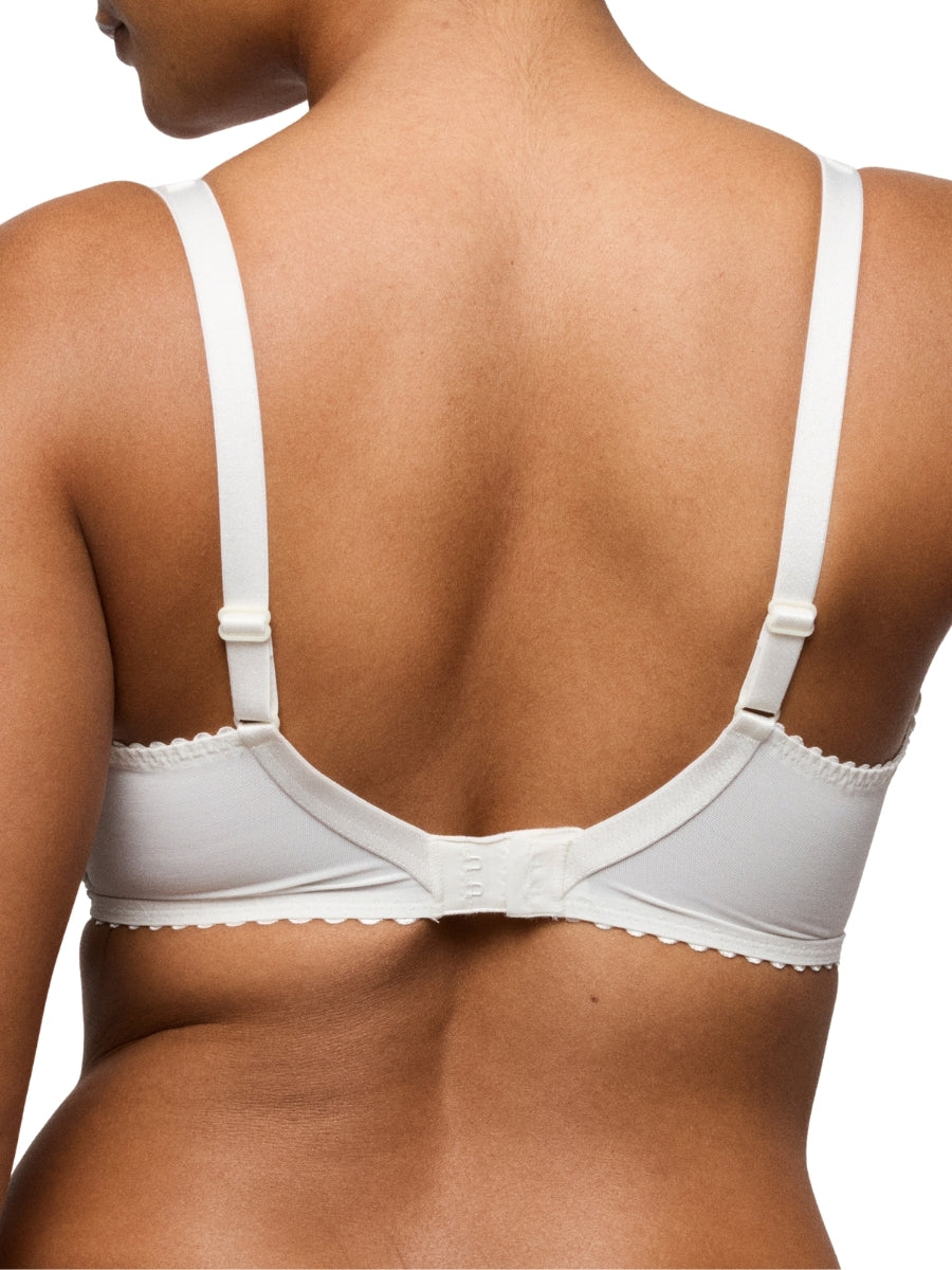 Naica Vertical Seam Balcony Bra - Natural