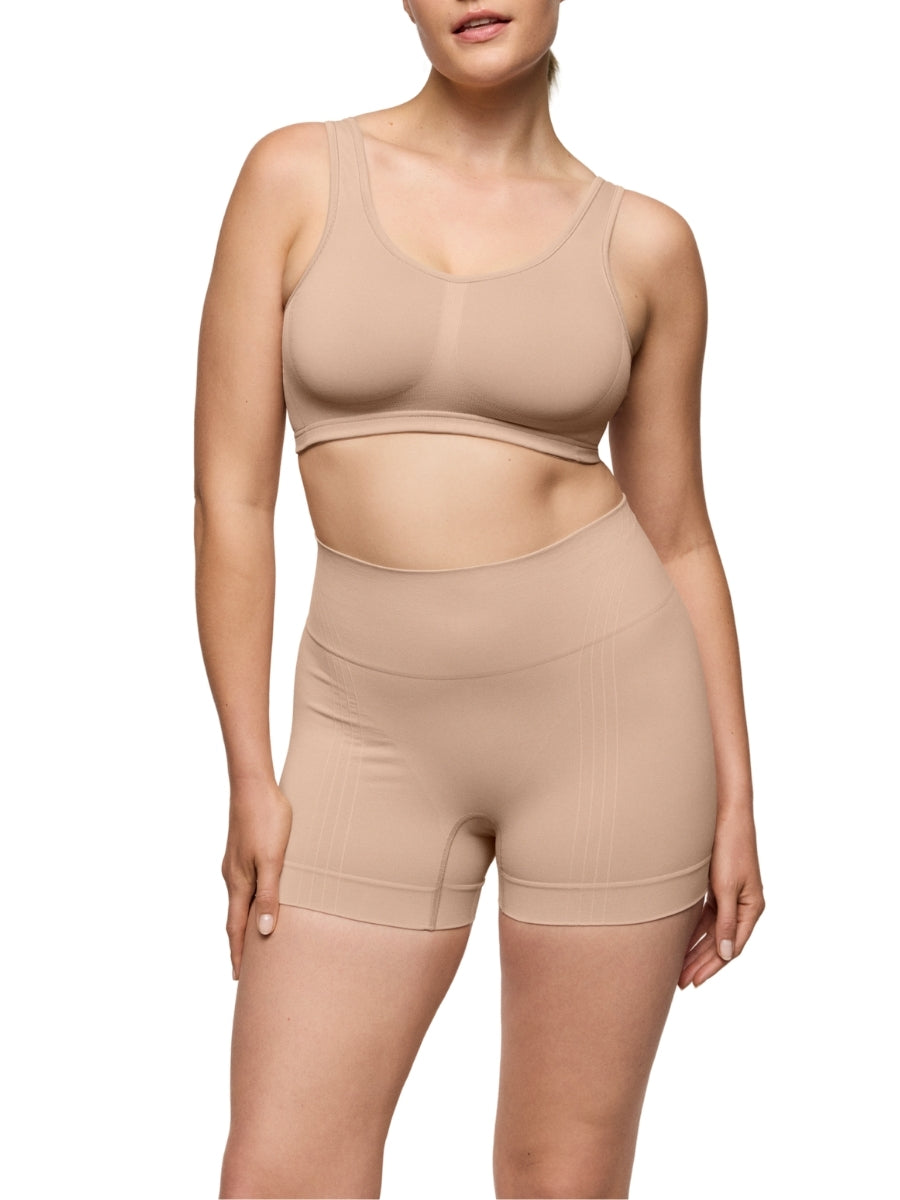 Nudda Wireless Bralette - Caffé Latte
