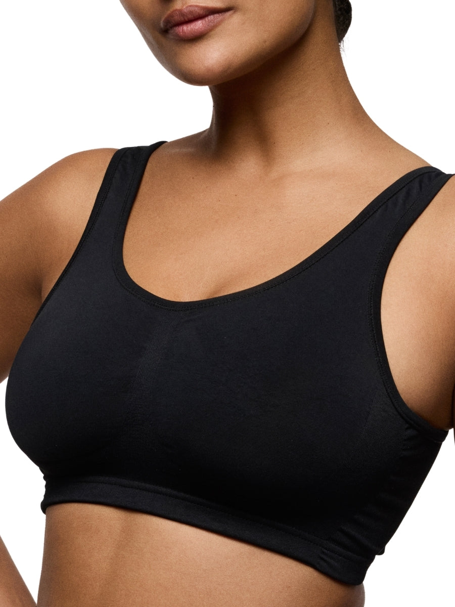 Nudda Wireless Bralette - Black