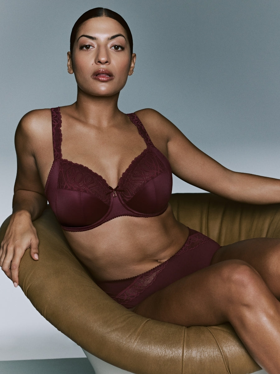 Salerno Full Cup Bra - Evening Red