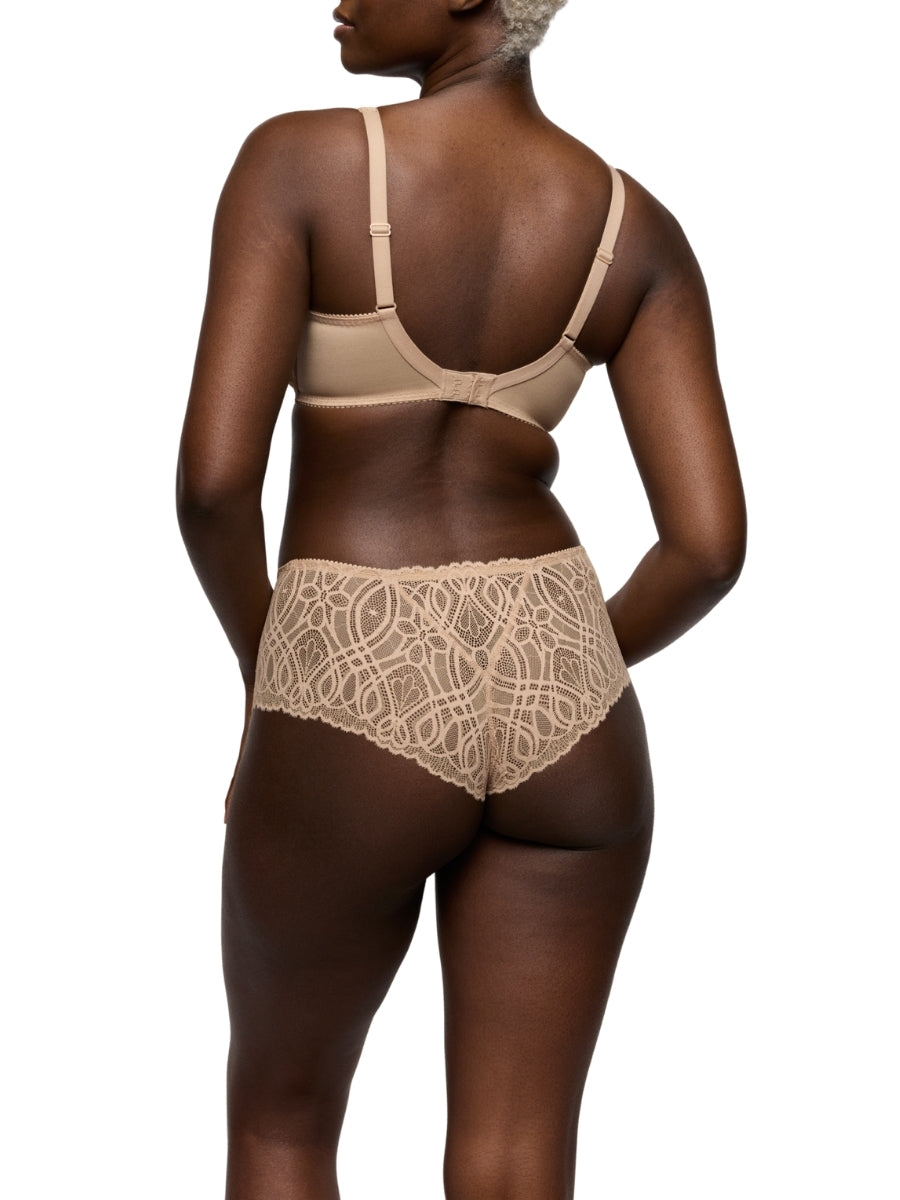 Salerno Half Padded Plunge Bra - Candy Ginger