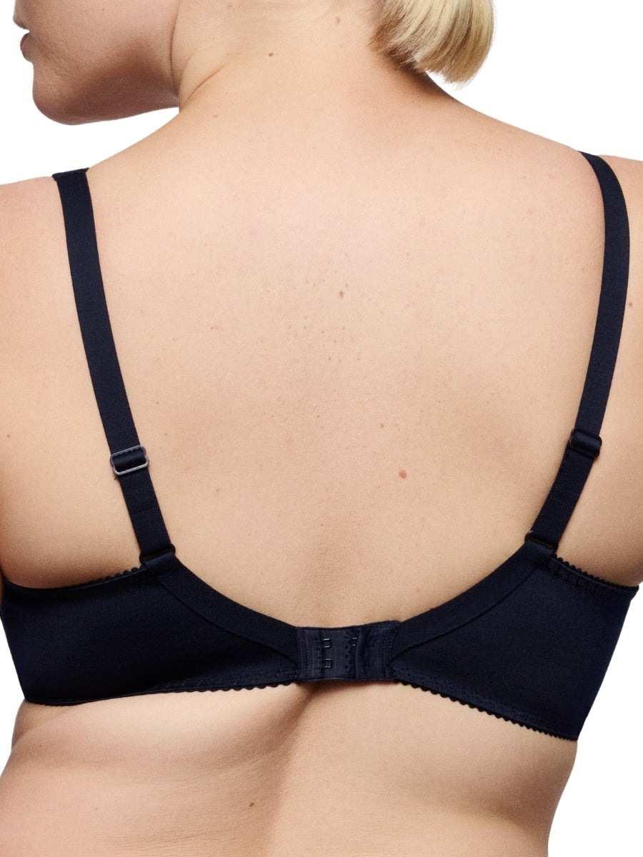 Salerno Half Padded Plunge Bra - Midnight Blue