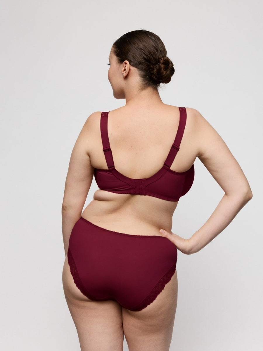 Salerno I-M Full Cup Bra - Evening Red
