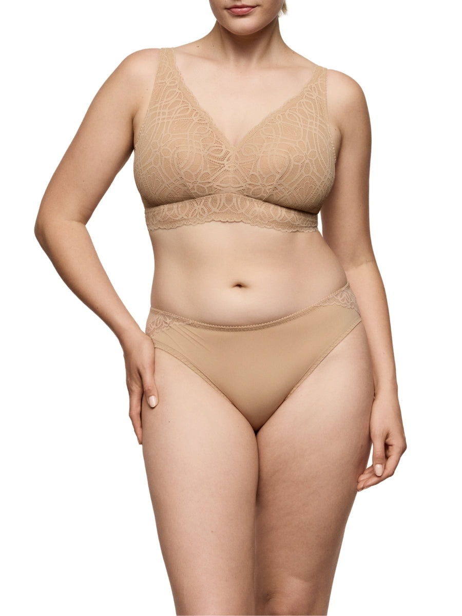 Salerno Wireless Bralette - Candy Ginger