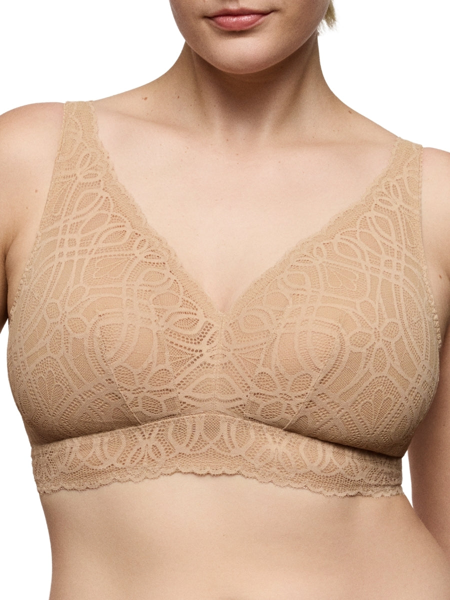 Salerno Wireless Bralette - Candy Ginger