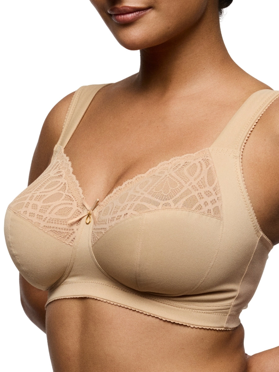 Salerno Wireless Full Cup Bra - Candy Ginger