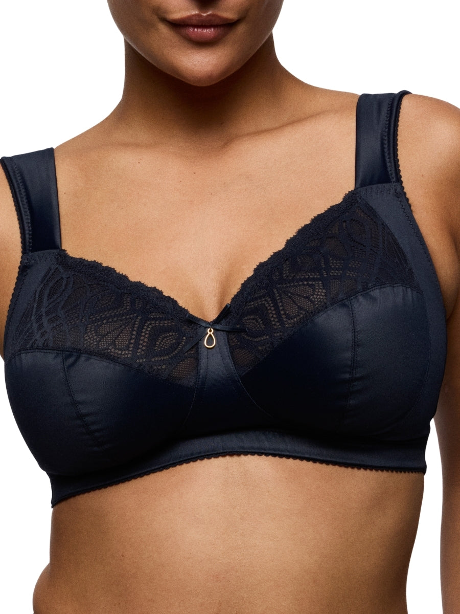 Salerno Wireless Full Cup Bra - Midnight Blue