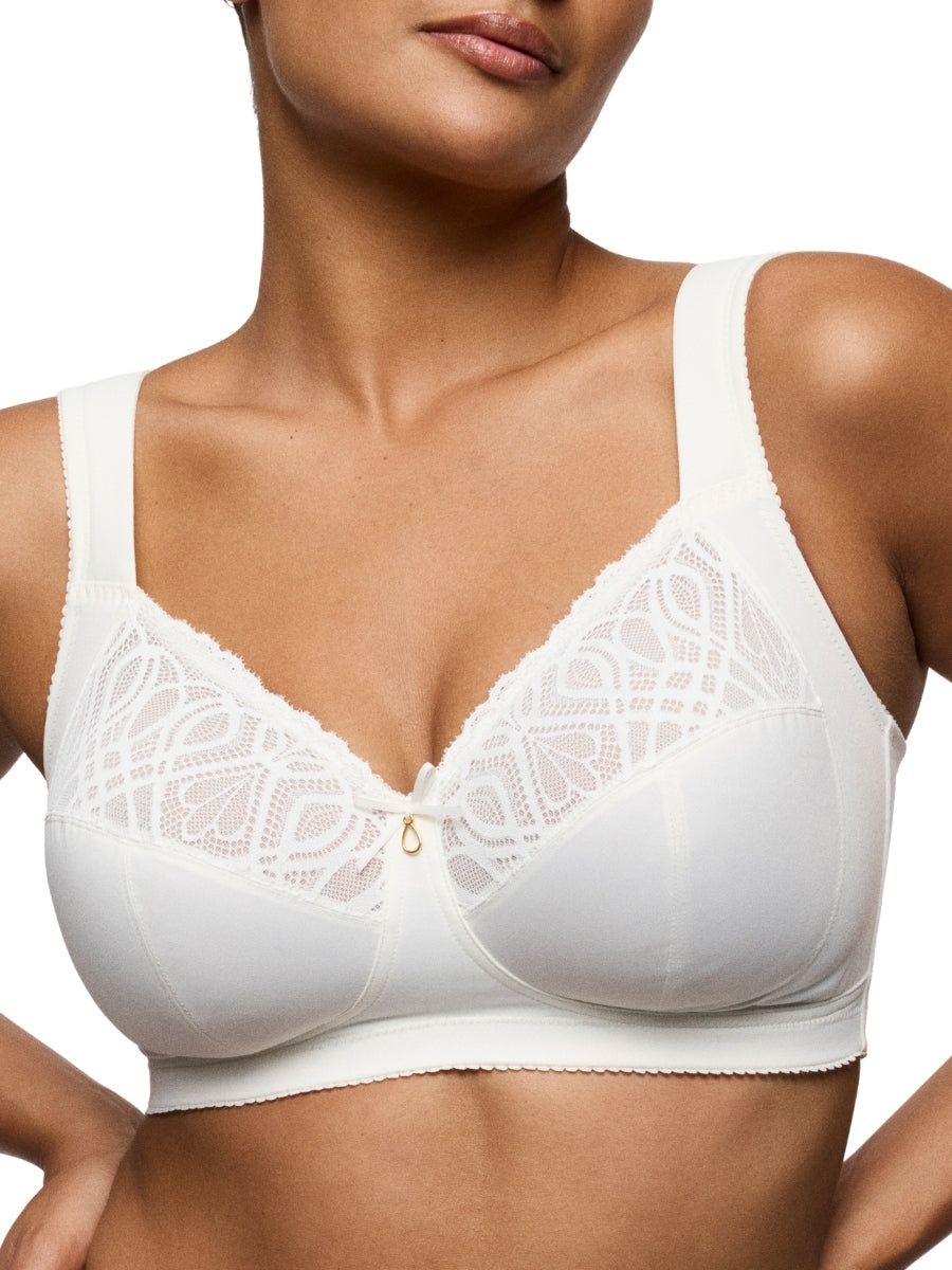 Salerno Wireless Full Cup Bra - Natural