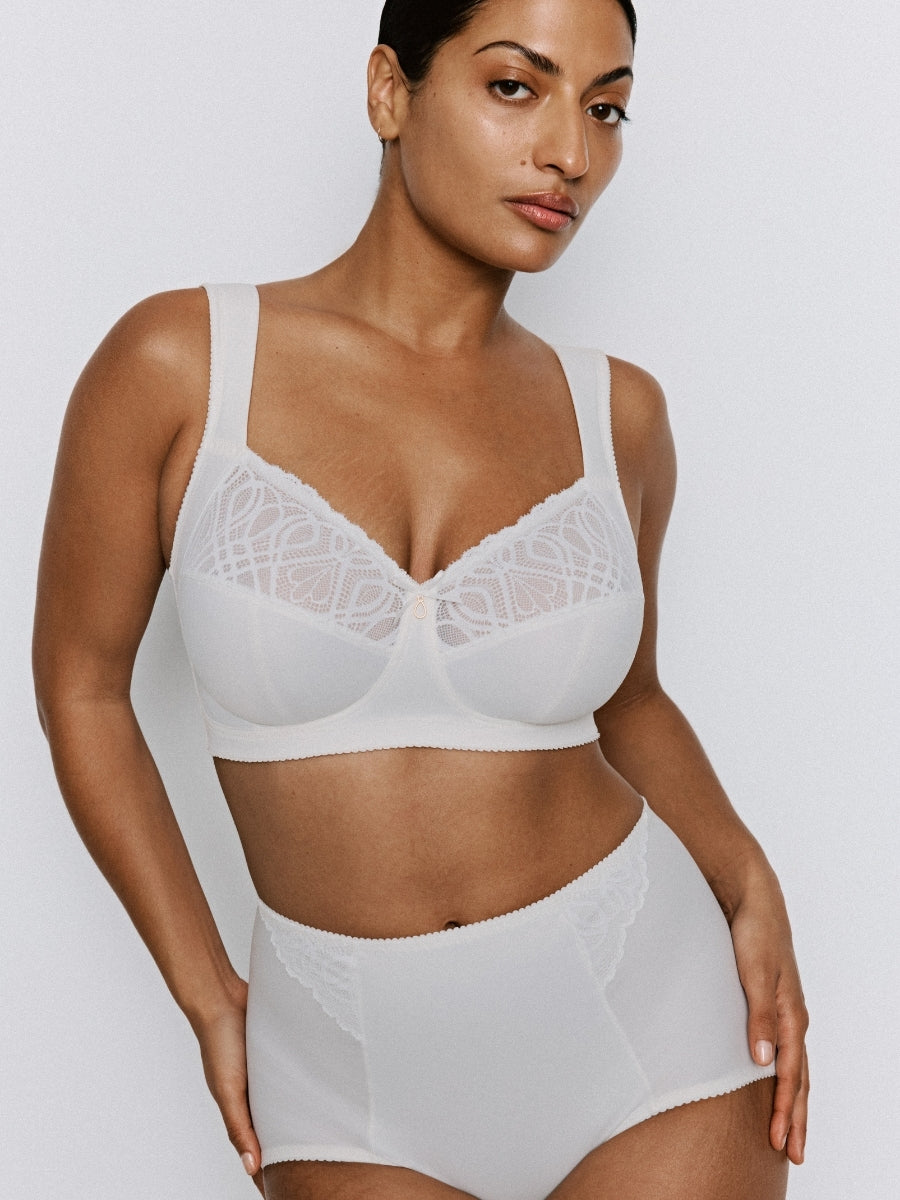 Salerno Wireless Full Cup Bra - Natural