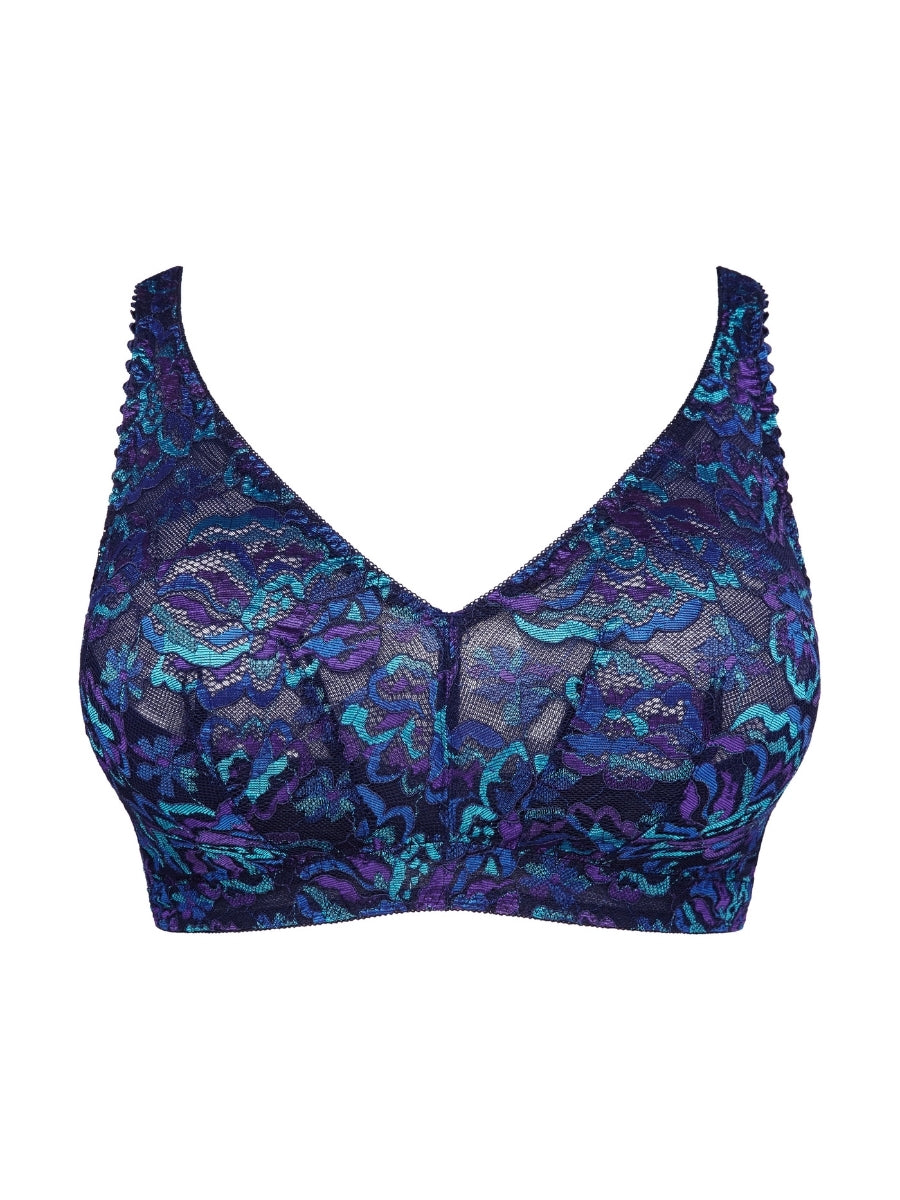 San Angel Wireless Bralette - Water Blue