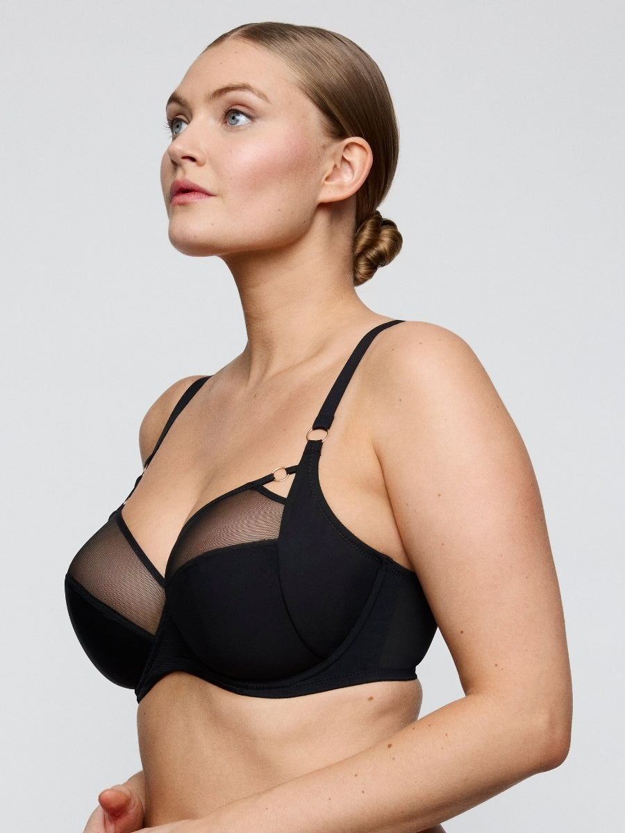 Sheary Full Cup Bra - Black