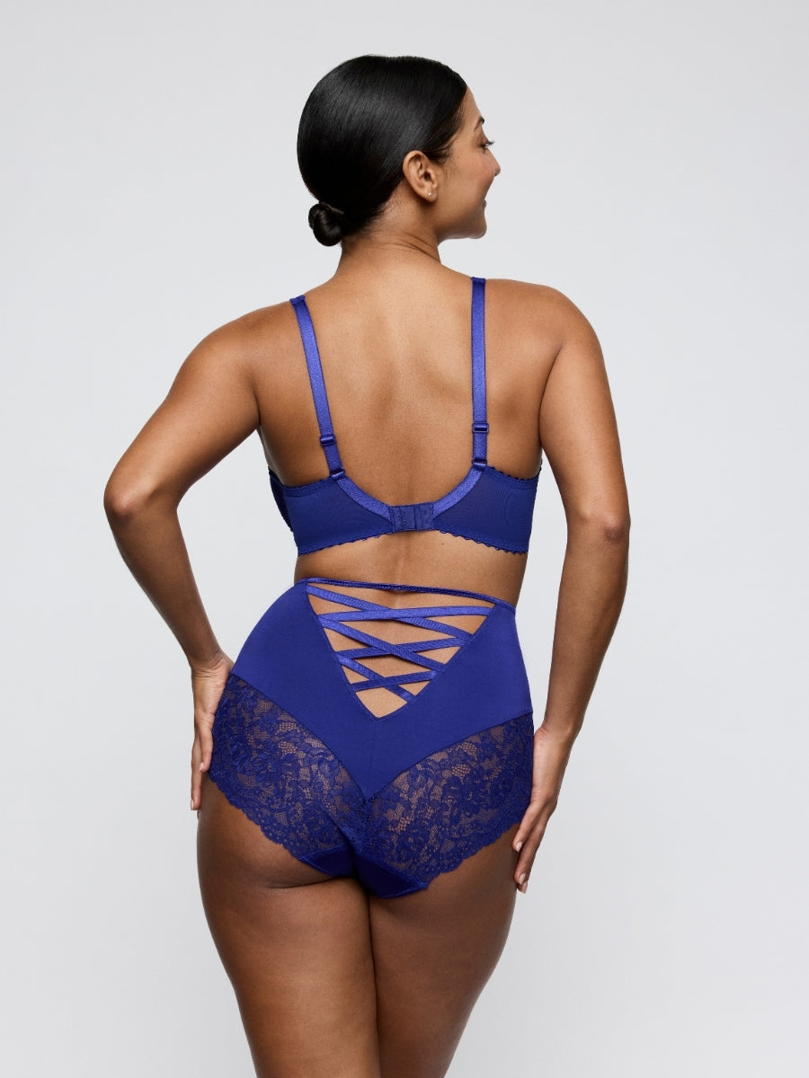 Shimla Plunge Bra - Crazy Blue