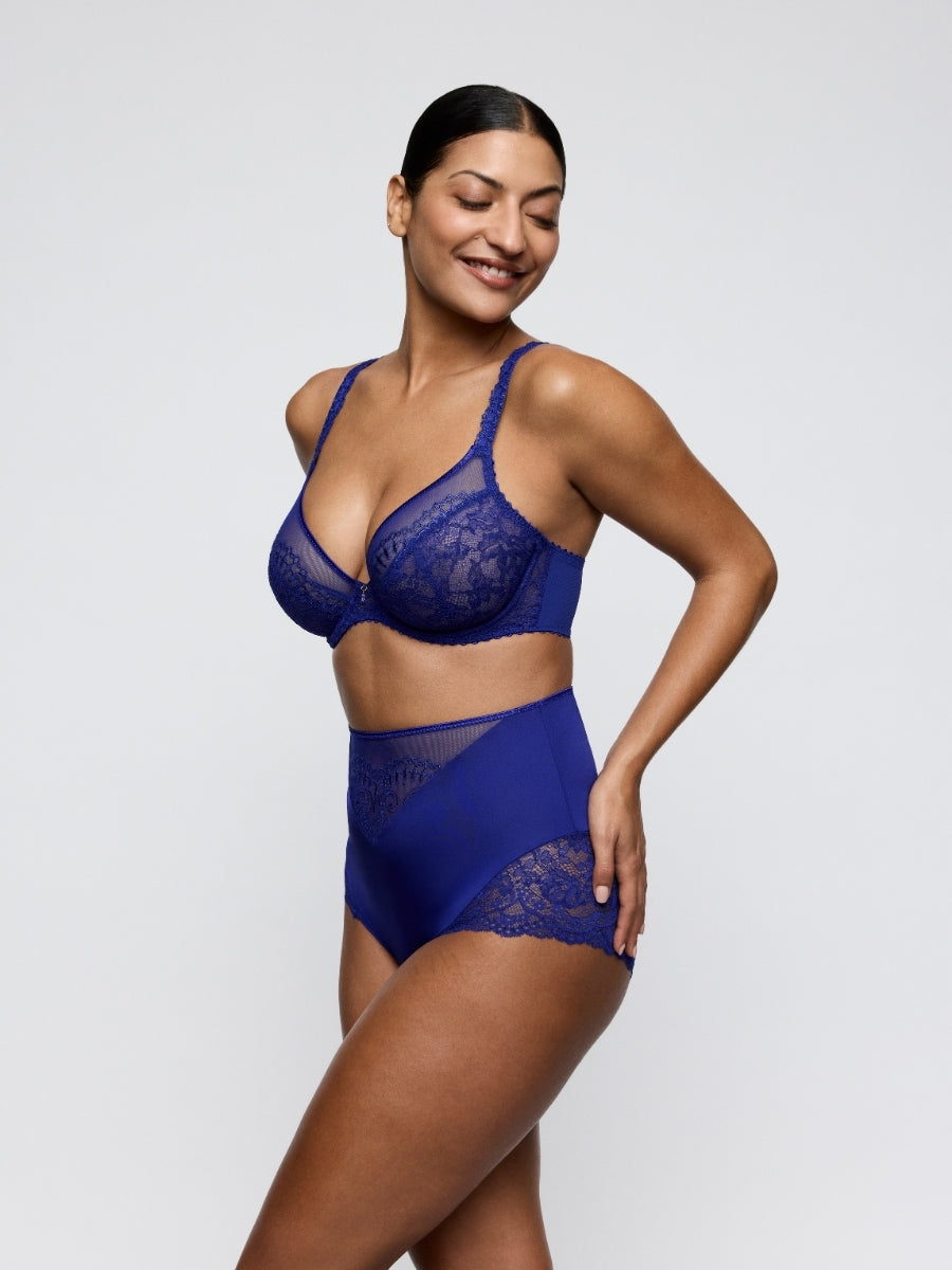 Shimla Plunge Bra - Crazy Blue