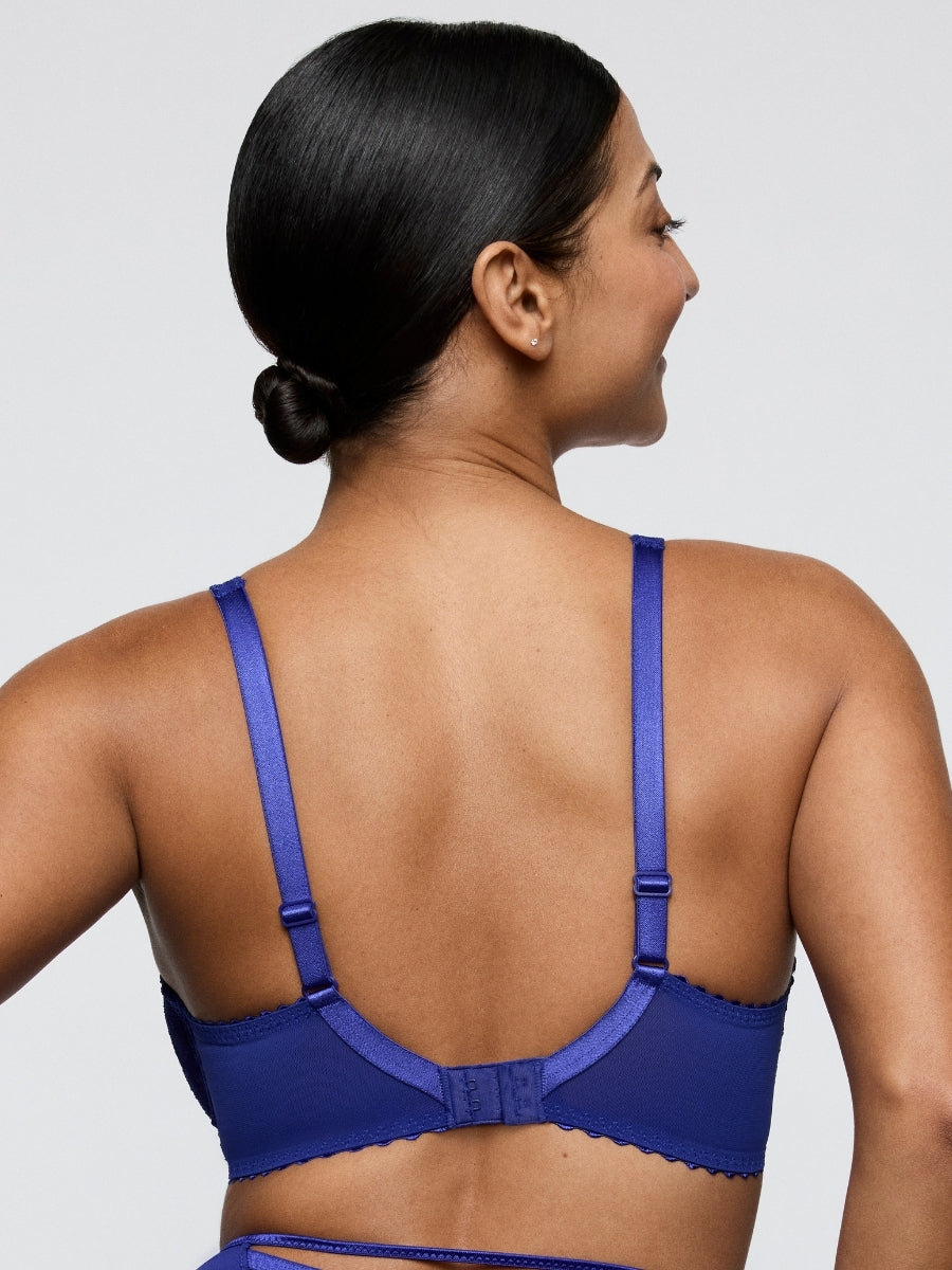 Shimla Plunge Bra - Crazy Blue