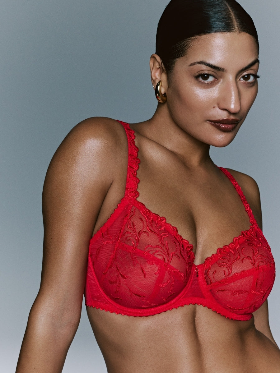 Solisse Full Cup Bra - True Red