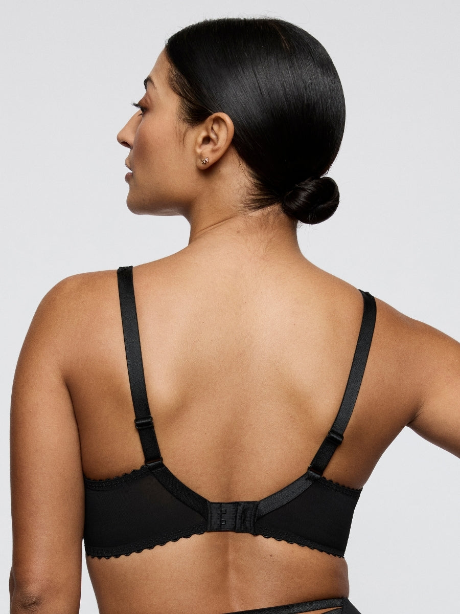 Solisse Plunge Bra - Black