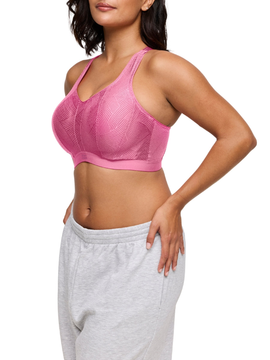 The Game Racerback Sports Bra - Orchid Pink