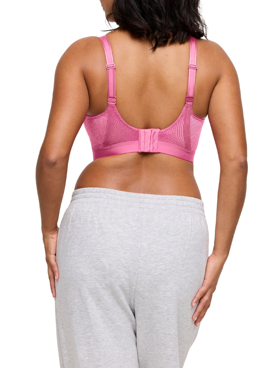 The Game Racerback Sports Bra - Orchid Pink