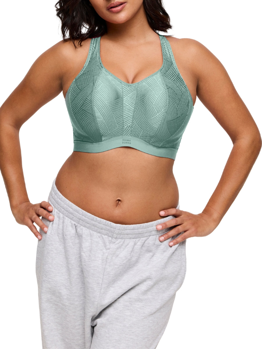 The Game Racerback Sports Bra - Sage