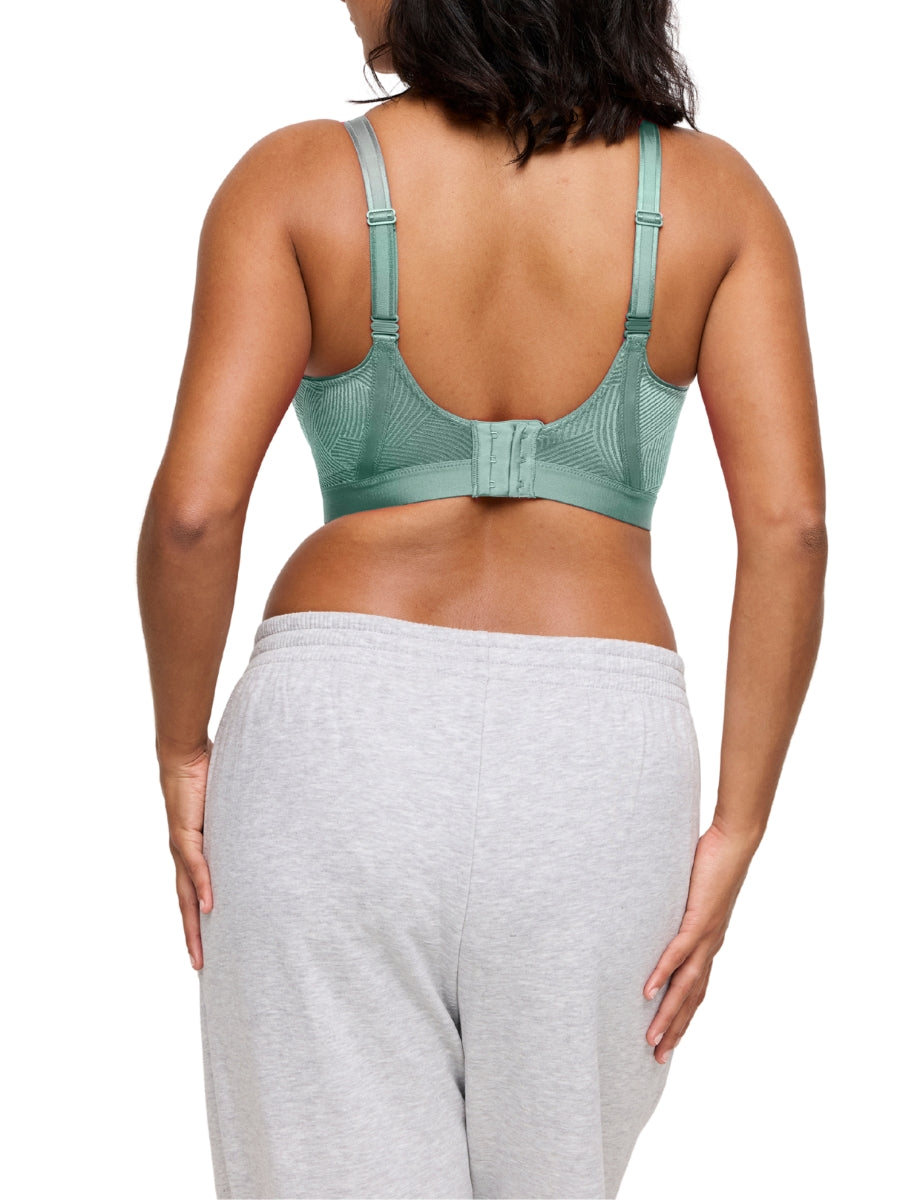 The Game Racerback Sports Bra - Sage