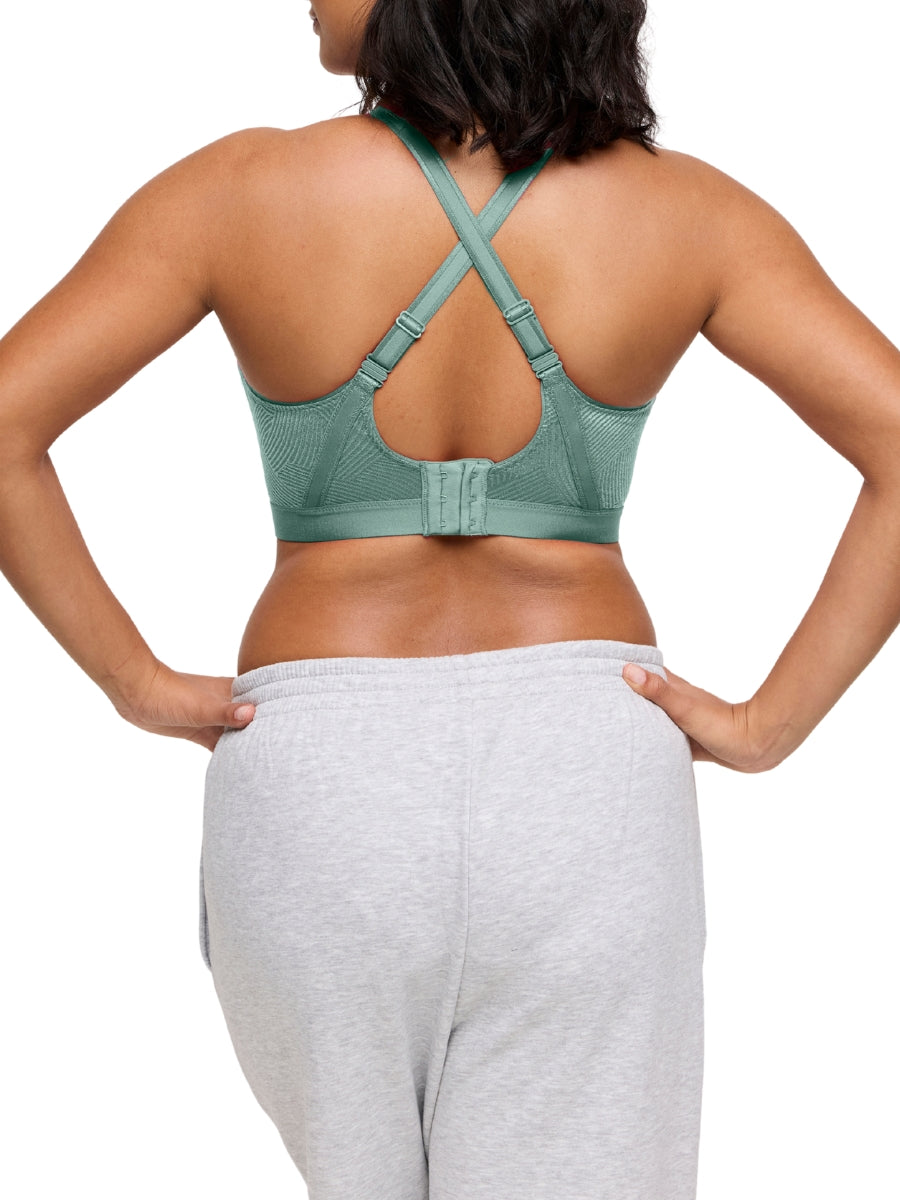 The Game Racerback Sports Bra - Sage