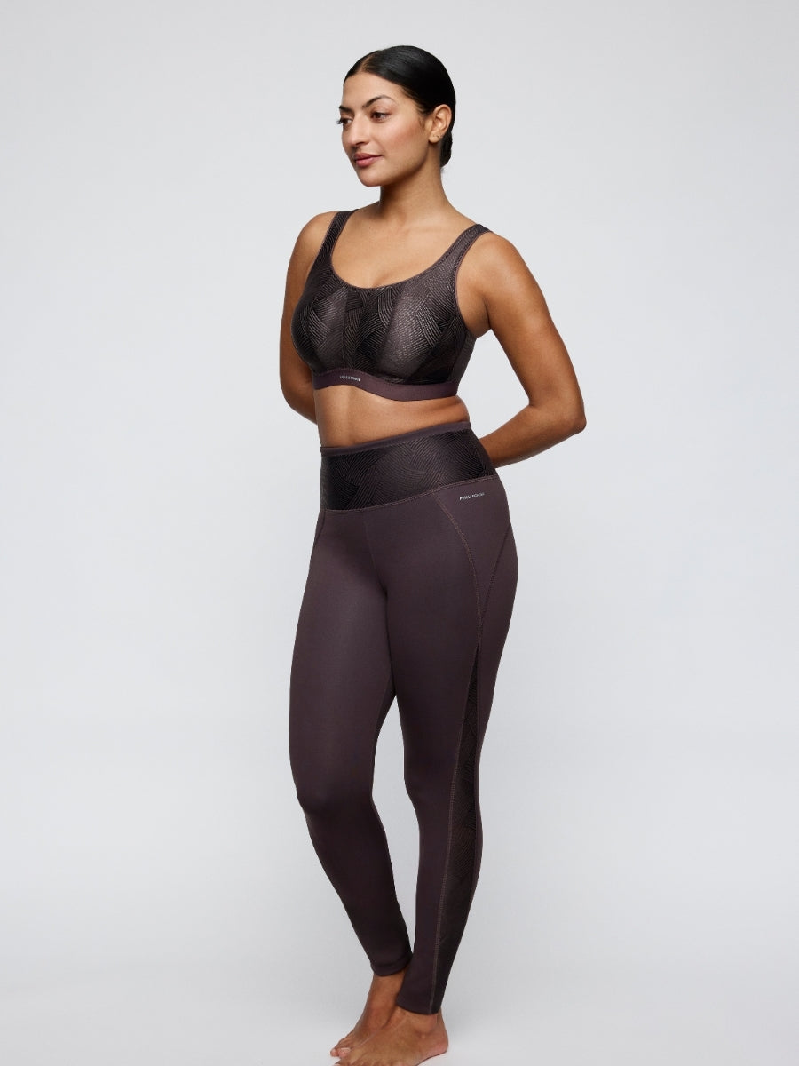 The Game Racerback Sports Bra - Smokey Taupe