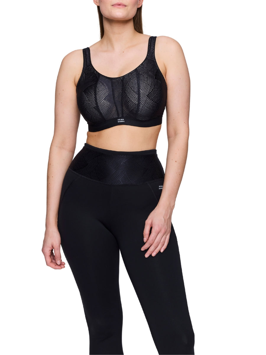 The Game Racerback Sports Bra - Black