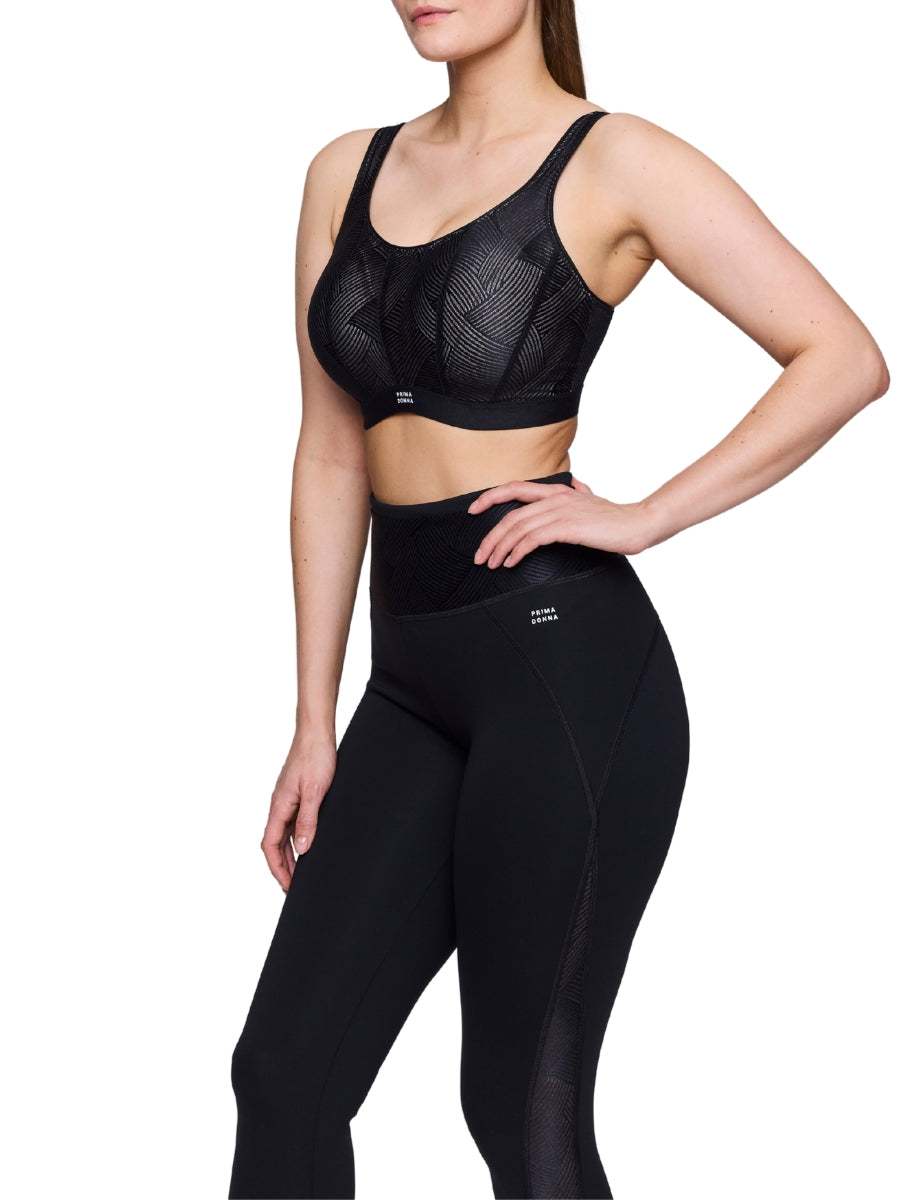 The Game Racerback Sports Bra - Black