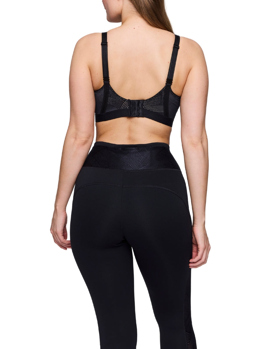 The Game Racerback Sports Bra - Black