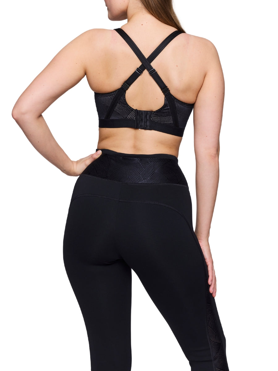 The Game Racerback Sports Bra - Black