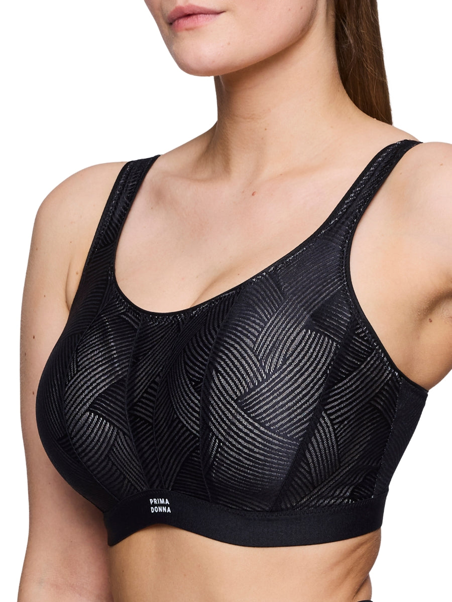 The Game Racerback Sports Bra - Black