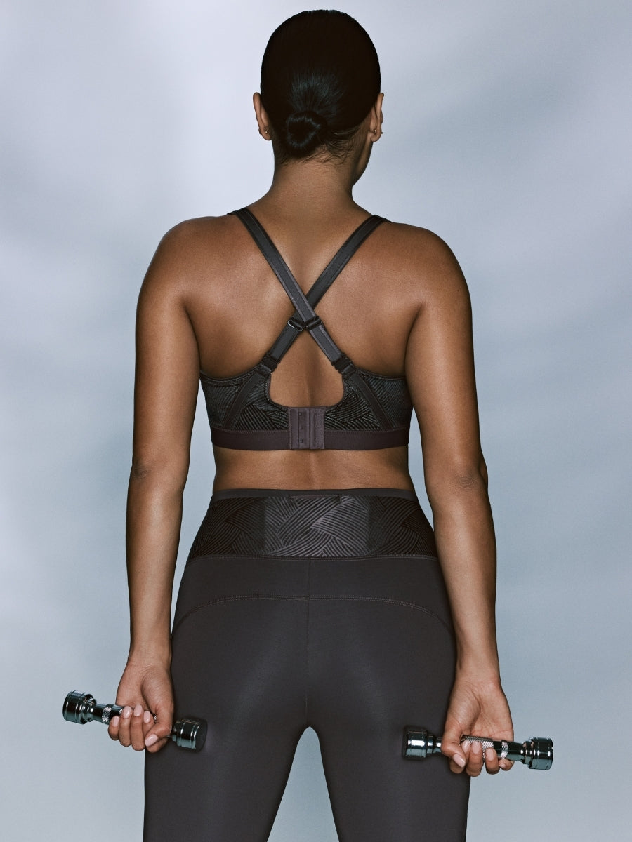 The Game Wireless Racerback Sports Bra - Smokey Taupe
