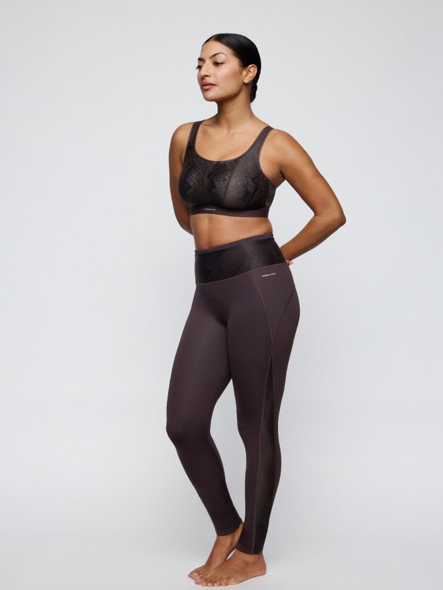 The Game Wireless Racerback Sports Bra - Smokey Taupe