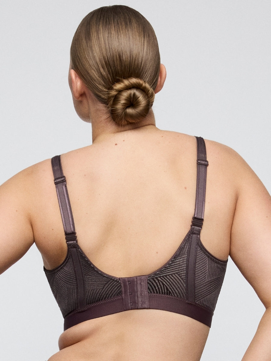 The Game Padded Racerback Sports Bra - Smokey Taupe