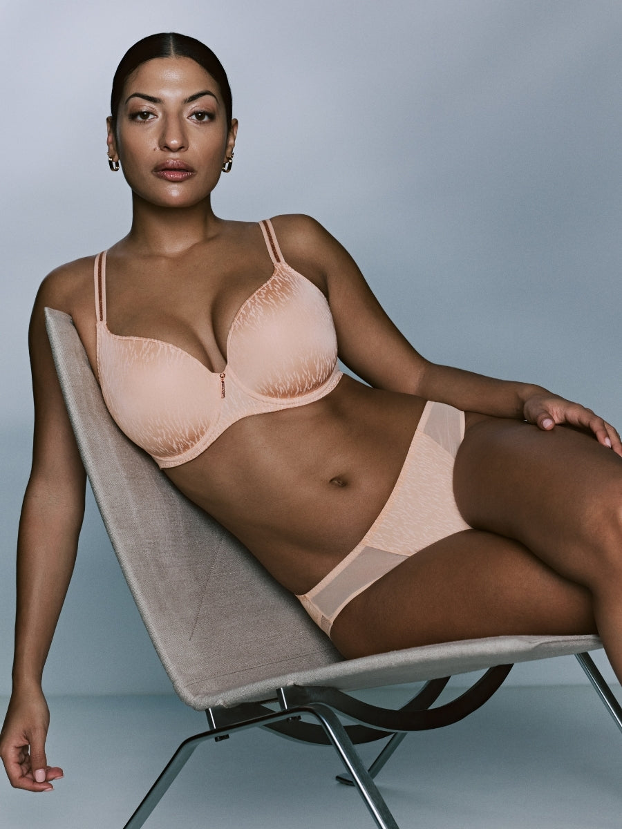 Dalli Padded Heartshape Bra - Silk