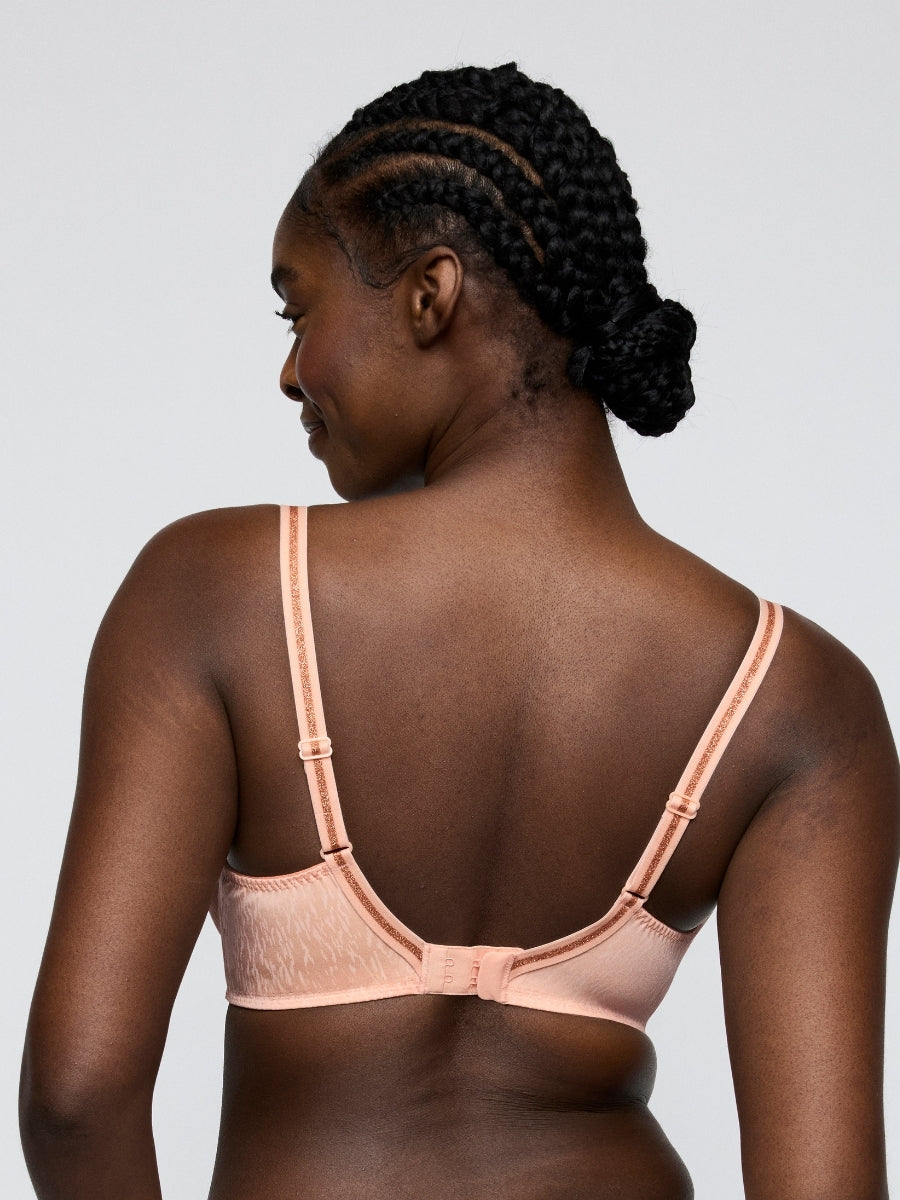 Dalli Padded Balcony Bra - Silk