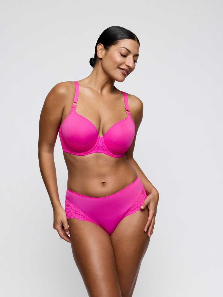 Dear Night Padded Heartshape Bra - Influencer Pink