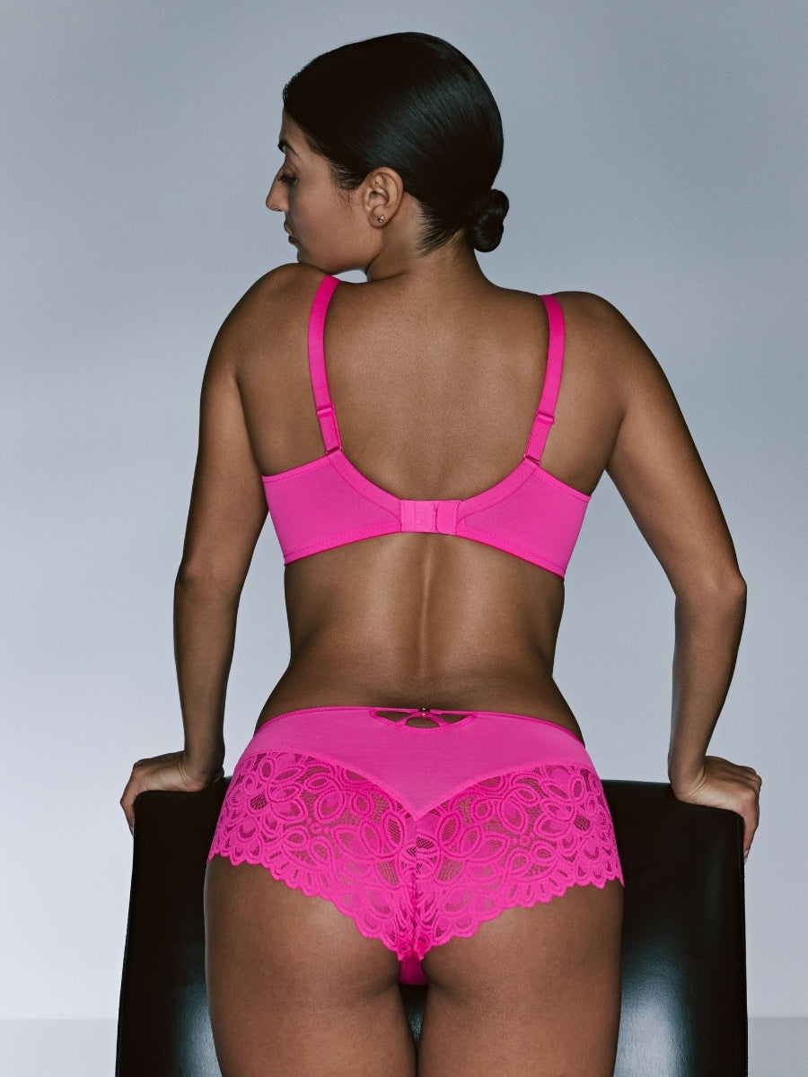 Dear Night Padded Heartshape Bra - Influencer Pink